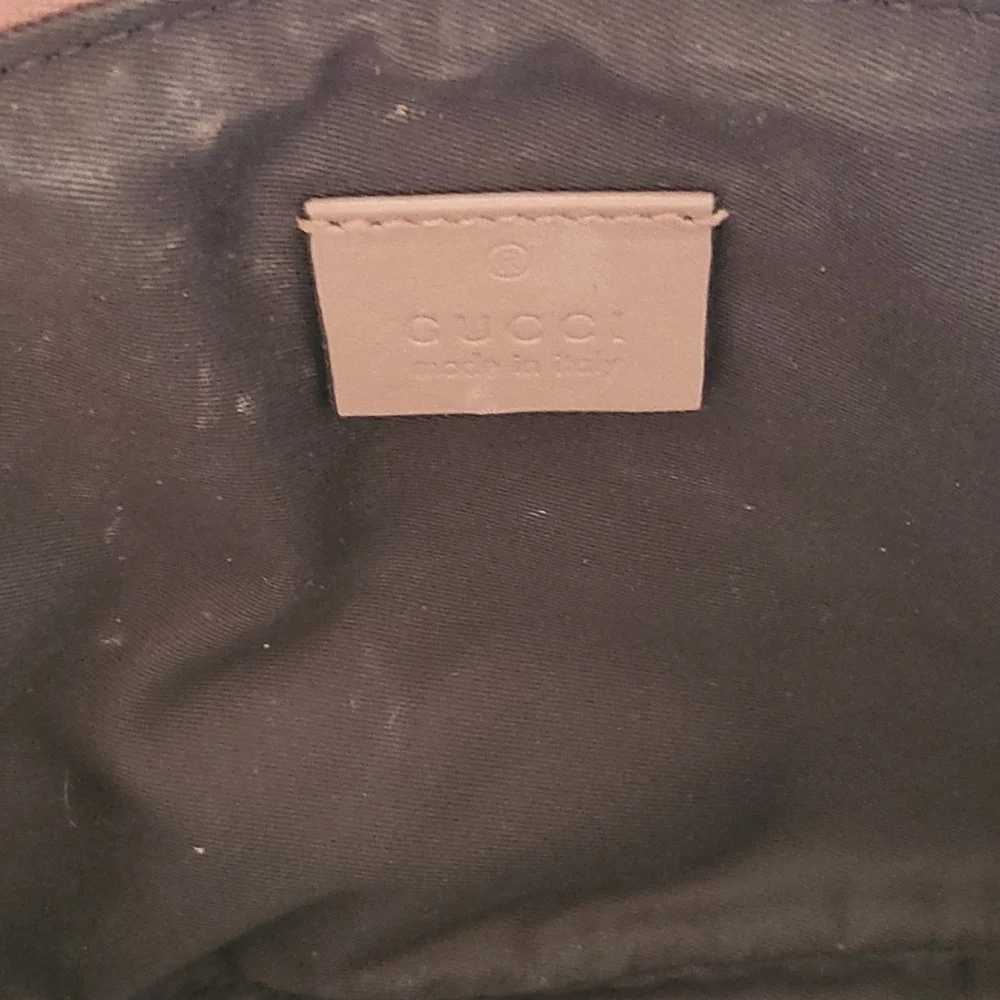 Gucci Calfskin Matelasse‎ GG Marmont Large Cosmetic Case Porcelain Rose